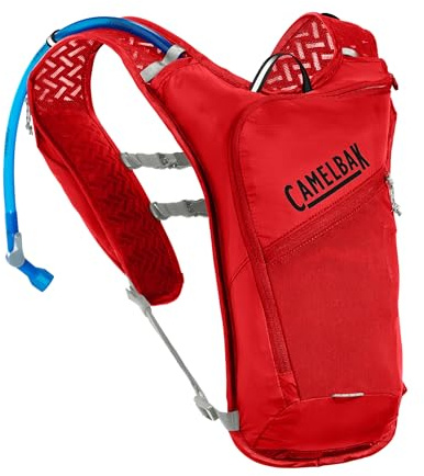 CamelBak Dart Run Vest 1,4 l – Minimalistische Trinkweste mit 1,5 l Reservoirblase in Feuerrot