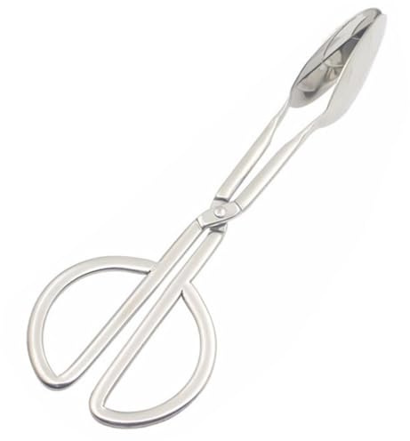 Healifty Pinzas Inoxidable Para Ensalada Pan Barbacoa Diseño Mango Ergonómico Resistente y Duradero