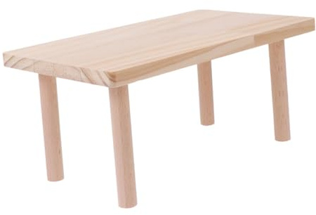 Milisten Hamster Plattform aus Holz Zweite Etage Kauspielzeug für Hamsterkäfig Beissfestes Nagetier Zubehör Erweiterte Spielfläche für Kleine Haustiere Wie Streifenhörnchen und Igel