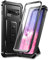 Dexnor for Samsung S10 Plus Case, [Built in Screen Protector and Kickstand] Heavy Duty Military Grade Protection Shockproof Protective Cover for Samsung S10 Plus - Black
