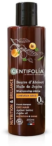 Centifolia Shampoo für trockenes Haar, Apricot und Jojoba, 200 ml, 3 Stück