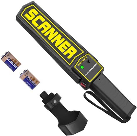 HEYOURTOR Handheld Metal Detector Wand,Security Wand,Multi-Purpose Security Scanner Wand for Metal and Weapon Detection…
