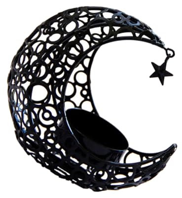 Alipis 5St Kerzenhalter aus Metall kerzengläser vintage metall kerzenhalter Tischkerzenhalter Mond Kerzenständer Tischdekoration Wohnkultur Home-Desktop-Dekor Candle-Light-Dinner-Dekor