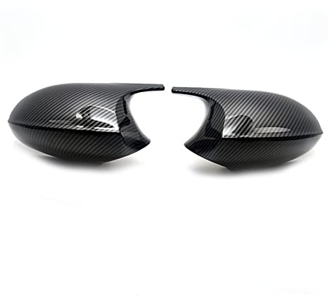Calotta Copertura Specchio Per BMW Serie 1 E81 E82 E87 E88 116i 118i 120i 125i 128i 130i 135i 135is 116d 118d Copertura Specchietto Retrovisore Laterale Copertura Specchietto(Carbon Look)