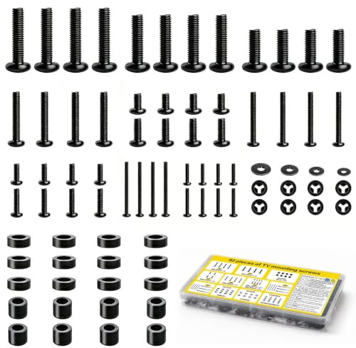 92 Pcs Tornillos VESA, Kit de Hardware de Montaje de TV Universal