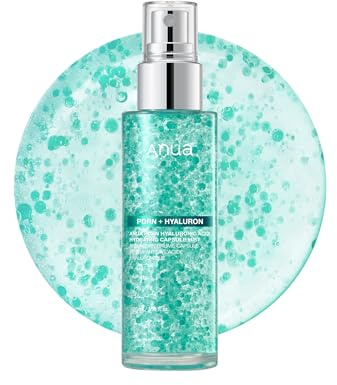 Anua PDRN Sérum facial phosphorescent au collagène pour le visage, brume hydratante pour le visage, acide hyaluronique, finition verre profond, tous les types de peau, hydratation instantanée, soin