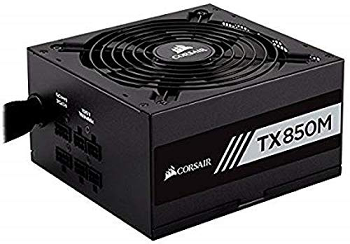 Corsair CP-9020130-UK TXM Series 850 W TX850M ATX/EPS Semi-Modular 80 PLUS Gold Power Supply Unit - Black