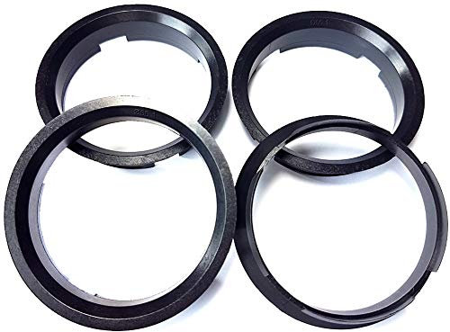 4x Zentrierringe 63,4-60,1 | 63,4 auf 60.1 | Schwarz