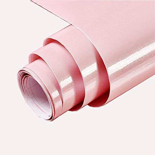 TRIXES 2PC Rose en Vinyle Wrap - Retour en Plastique - Fond d'écran Auto-adhésif - Peel Papier Support - 140cm x 40cm Retour Roll - pour Les Murs Meubles Surfaces - sur Mesure