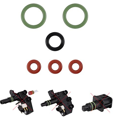 Dichtung Wartungssatz O-Ringe passend für DeLonghi ESAM ECAM ETAM PrimaDonna Dinamica Autentica Magnifica EN Nespresso Lattissima zu Kupplung Milch Milchtank Milchbehälter Set-44 von Snapworld-Kaffee