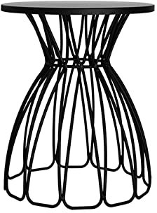LUCBEI Kuchenständer ServierStänder Hochzeitstortenständer aus Eisen, Rock, Kuchenteller, Desserttisch, Kuchentablett, Dessertständer, Ausstellungsstand Tortenständer (Color : Schwarz, Size : L)