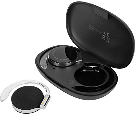 Kabellose Kopfhörer, Bluetooth5.2 Kopfhörer, Stereo IPX5, Wasserdicht, Leuchtende, Kabellose Kopfhörer mit Mikrofon und Ladefach, Tiefer Bass, 50 Stunden Wiedergabe (Schwarz)
