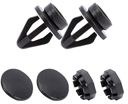 KASturbo 799161KA2A Hutablage-Clips, passend für Nissan Juke 2010–2014, Schwarz, 2 Sets