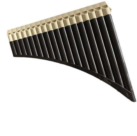 Panflöte Instrument Panflöteninstrument Für Anfänger 18 Röhren Professionelle C-Taste Schwarz