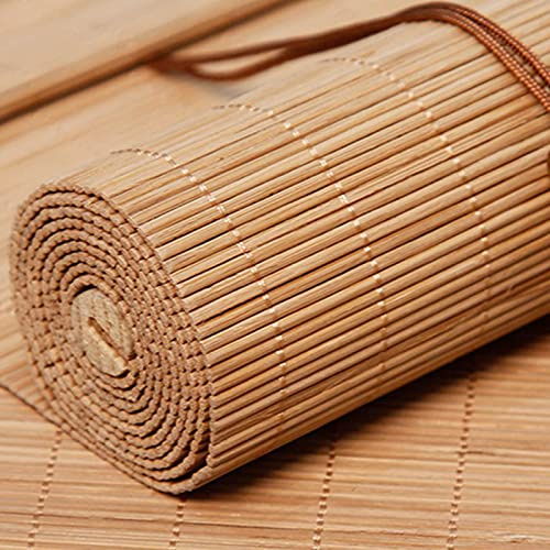 Bamboo Outdoor Side Pull Roller Blind Bamboo Curtain for Balcony Pergola Sun Protection Shutters Bamboo Blinds Width 60cm 80cm 100cm 120cm 150cm W×H 50x60cm/20x24in