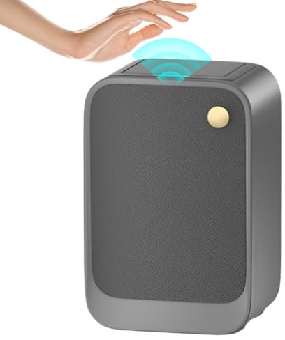 Kanoauo Poubelle Automatique | Poubelle Intelligente Avec Couvercle 20L,Corbeille Électrique À Ouverture Latérale Pour Maison Cuisine Buanderie Garage Chambre Salle De Bain