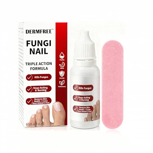 DERMFREE Toenail Treatment,Gentle Formula, Effectively Improves Nails for a More Beautiful Appearance (1pcs)