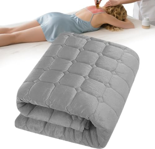 Quorvex Massageauflage,Massageliege Pad rutschfest - 180x90 cm Waschbar Atmungsaktiv Für Kosmetikstudio Couch Gesichtsbehandlung Sofa Spa