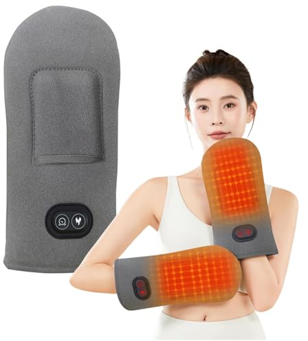 GOURIXIN Guantes Térmicos De Terapia De Luz Roja para La Rigidez, Fatiga Y Dolor De Manos, 66 LED, Dispositivo De Terapia De Luz Roja De 660 NM E Infrarroja Cercana De 850 NM