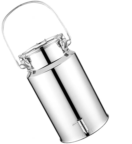 Lechera Acero Inoxidable Grande 201,con Tapa/grifo/asa,para Transportar o Almacenar Leche,Capacity-10L