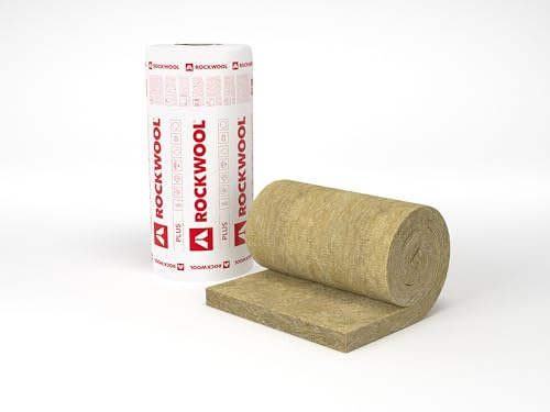 Rockwool Toprock Plus Steinwolle Trennwand Dach Dämmung Isolierung λ-0.039 - 100mm - 200mm nicht brennbar (150mm - 300cm x 100cm)