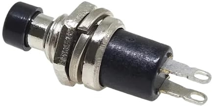 5/20/100PCS 7MM Interruptor de botón pulsador momentáneo PBS-110 NO NC Interruptor de reinicio Interruptor de encendido y apagado(PBS-111 NC Blue,5pcs)