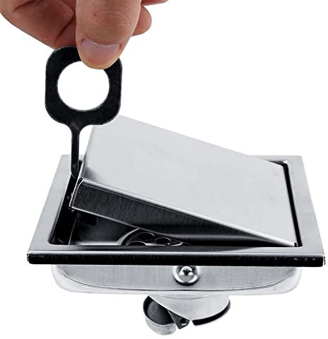 Acero inoxidable Forma cuadrada Anti-olor Piso Resistente Drenaje Puerta de desagüe Ducha Escurridor Hogar Baño Cocina