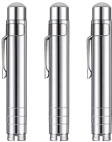 La Llareta Kreidestift Halter, 3 Stücke Metall Kreidehalter, Aluminiumlegierung, Verstellbarer, für Schule,Kinder Und Lehrer, Schule Bürobedarf (Silber)