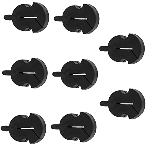 Milisten 8 Stück Violin Dämpfer Gummidämpfer Zubehör Für Lautstärke Reduzierung Übung Schonend Für Geigenbrücke Kompakt Für Musiker