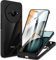 CENHUFO for Xiaomi Redmi A3 Case, Built-in Screen Protector 360 Full Body Protective Rugged Bumper Phone Shockproof Case for Xiaomi Redmi A3 - Black