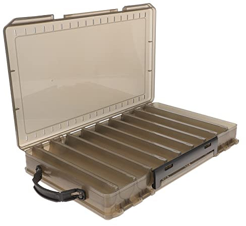 BELLIFFY Köderbox Mit Mehreren Fächern Angelgerätebox Aus Hochwertigem Material Tackle Box Für Angeln Tragbare Gerätebox Mit Gitterdesign Organizer Für Angelzubehör