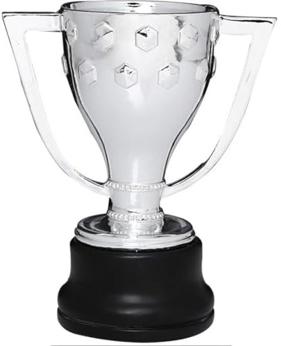 JHRFU Trophée d'argent du Championnat De La Ligue Espagnole De Football Réplique en Résine De La Copa Del Rey Collection De Supporters Décoration De Club Mobilier De Maison,32 * 15 * 15cm