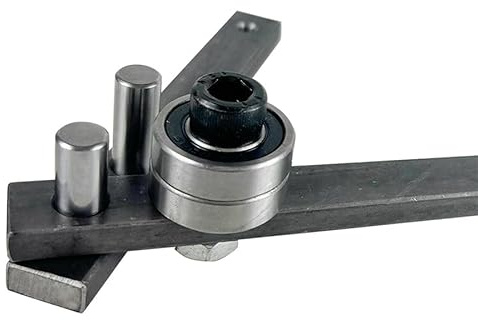 kikxj-1-10MM Kleine manuelle Biegemaschine Verstärkter Flacheisen-Bieger Kupfer Eisen Stahldraht Winkel-Bieger Angelhaken Formwerkzeug