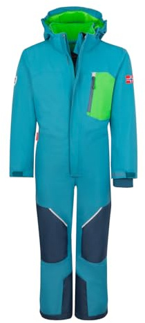 Trollkids Kids Isfjord Snowsuit XT 140, dark marine