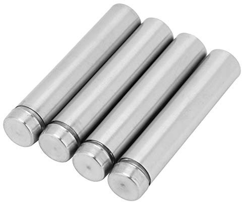 Garsent Werbenagel, Werbeglas-Abstandshalter, Glas-Abstandshalter, 4 Stück, Hohler Nagel aus Edelstahl, 12 X 60/12 X 80 Mm, Selbstschneidende Schraube für die Industrie (12 * 80mm)
