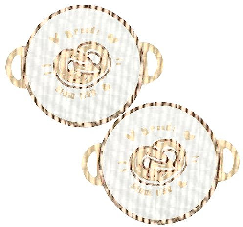 KOCKSHION 2pcs Silicone Steamer Liners Non-stick Steamer Mesh Pads Reusable for Steam Cooking Round Basket