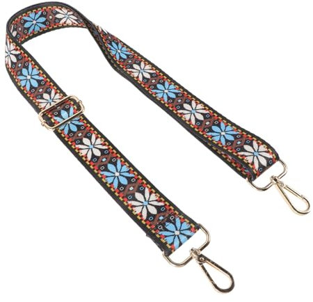 JOINPAYA Banjo Strap Vintage Patterned for Mandolin and Banjo Players Adjustable Polyester Wide Shoulder Strap with Comfortable Texture , Musical Instrument Accessory for Performance: 1