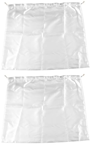 Gorise Lot de 2 Sacs Anti-poussière pour Sacs à Main, Grands Sacs en Soie Anti-poussière avec Cordon de Serrage pour Sacs à Main,Chaussures Bottes Rangement de Voyage (60x50cm)