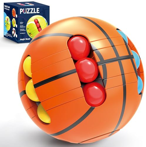 Puzzle Sport Ball Toys - 3D Brain Teasers and Puzzle Games for Kids and Adults, Spatial Puzzle Games for Ages 3+, Intelligence 2.5 Small Magic Bead, Hand Sport, Adult Relieve Stress, Gifts for Boys