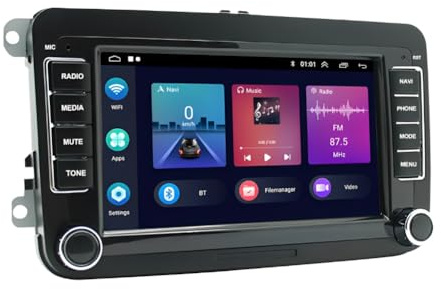 2+32G Android 13 Autoradio per VW Amarok 2010-2013 con Carplay Android Auto, 7 pollici Touchscreen Lettore Ricevitore Multimediale Digitale con Bluetooth WiFi FM telecamera retromarcia navigazione GPS