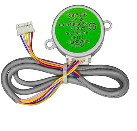 Luftkonditioneringsmotor, 35BYJ46 för Haier, svepande motor 0010400502B skåp, stegguide vindgunga synkronmotor
