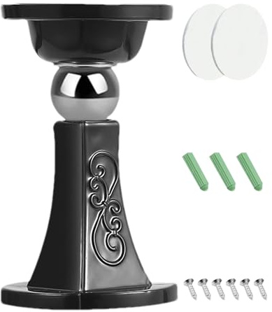 Fermaporta magnetico - Calzo da pavimento adesivo per interni - fermo per porte resistenti, per uso in garage, appartamento, hotel, cucina, soggiorno, ingresso e casa