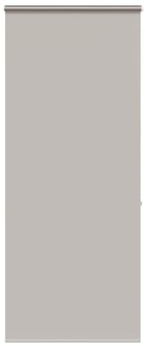 Genérico Estor Enrollable para Ducha Casete Tela 90x240 cm Ancho 86 cm, Persianas y estores Gris,4014989