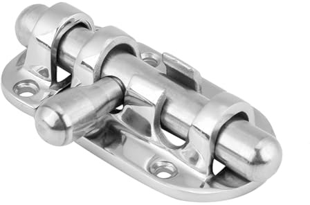 Eminchu Solid Stainless Steel Marine Latch Slide Drum Screw/Fastener Lock, Resistant Boat Door Window Lock, Replacement for Old Ones, 110mm Size (60mm)