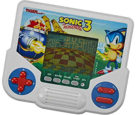 Tiger Electronics Sonic the Hedgehog 3 Jeu vidéo électronique LCD Édition rétro 1 joueur, 8 ans et plus