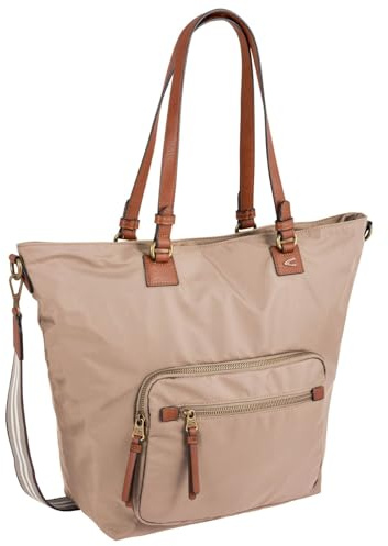 camel active Bari Damen Shopper Umhängetasche Reißverschluss Groß