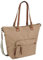 camel active Bari Damen Shopper Umhängetasche Reißverschluss Groß Beige