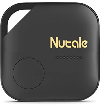 Nutale Air Pro Schlüsselfinder Tag Schwarz - Only IOS - 1PCS Schlüssel Finden mit Bluetooth Bluetooth Item Finder Tracker Locator Arbeiten Sie mit iPhone oder iPad - Mit Separatem Batteriefach