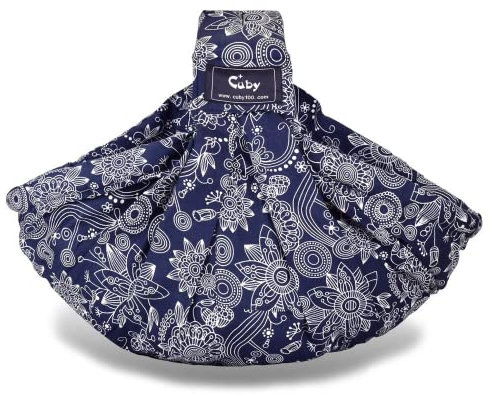 CUBY Baby Carrier Sling, Baby Essentials for Newborn Natural Cotton Adjustable Baby Carriers from Newborn Comfortable Easy Wearing Nursing for Infant Toddler Wrap Sling