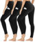 Gayhay 3er Pack Leggings Damen High Waist Sportleggings Blickdicht Sporthose für Sport Yoga Gym(Schwarz*3-T，L-XL)